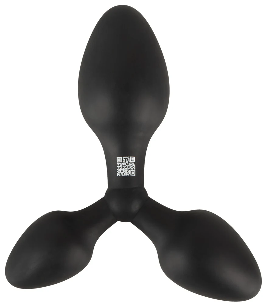 Black Velvets Training triple butt plug 13,8 cm anal toy