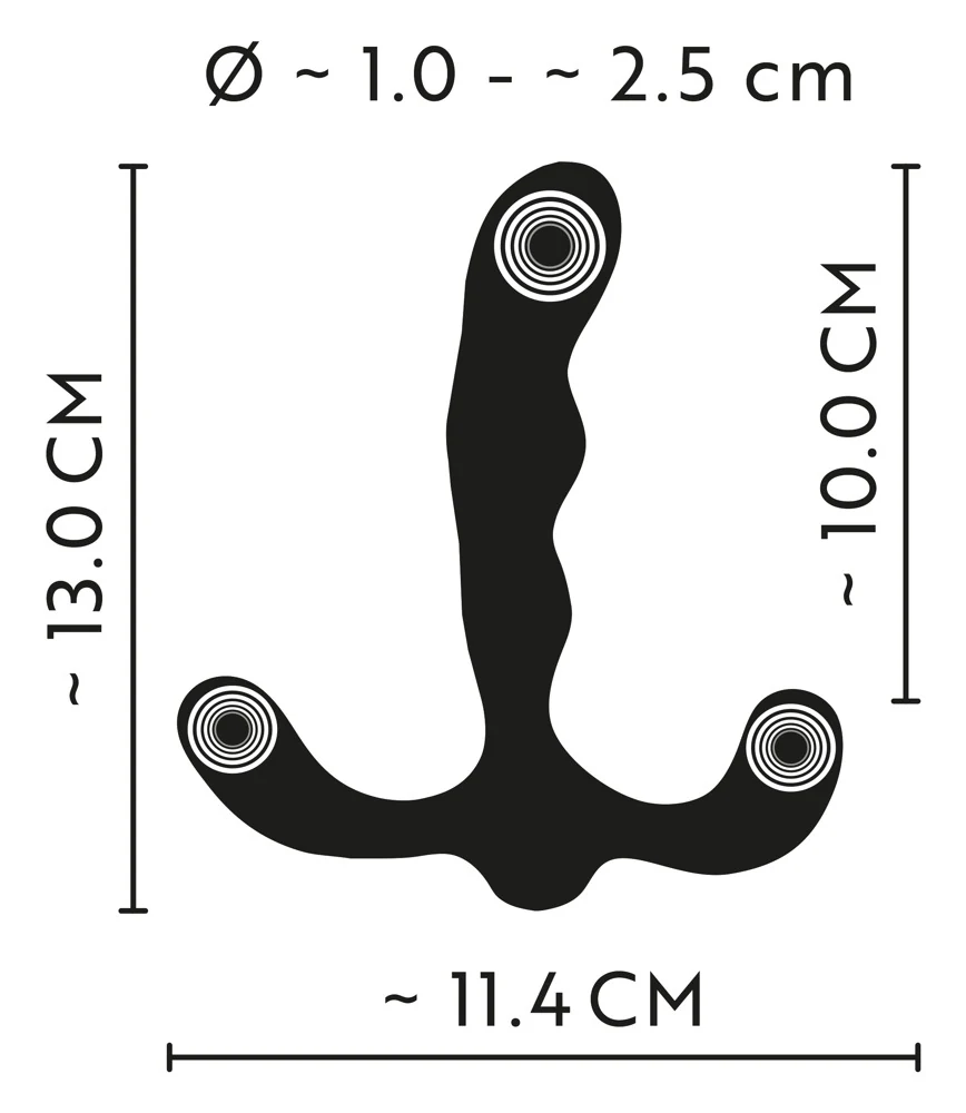ANOS Flexible Prostate Stimulator 13 cm anal toy