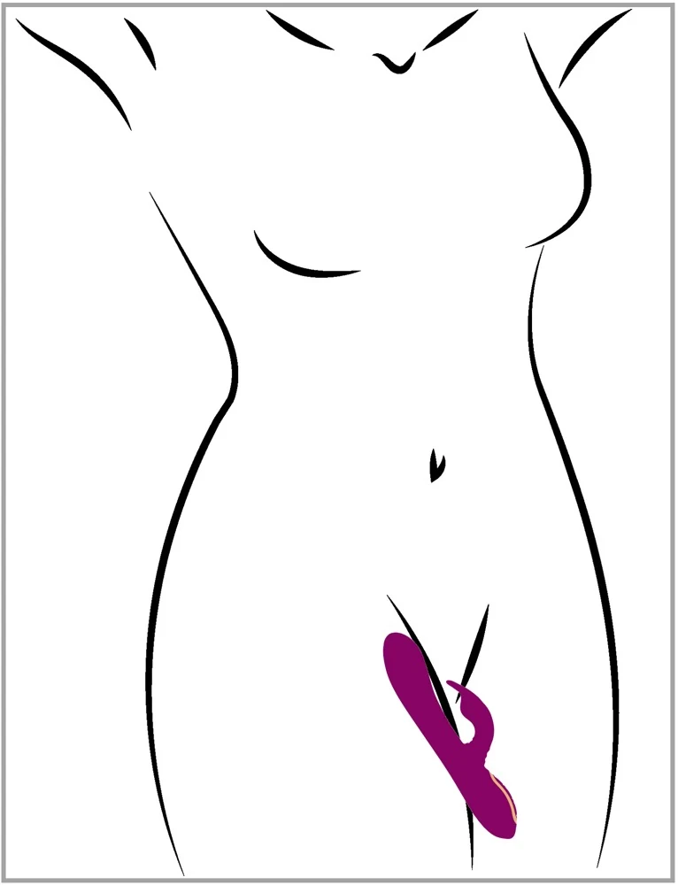 JAVIDA 3 Function Vibrator 23 cm
