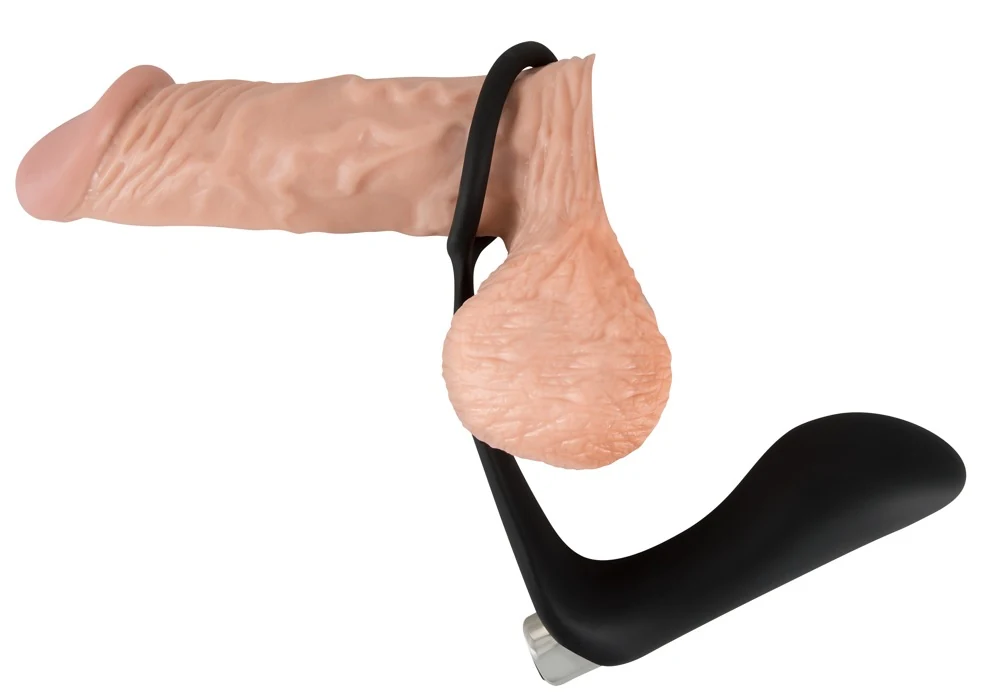 Black Velvets Vibrating Ring Plug 10,8 cm anal toy
