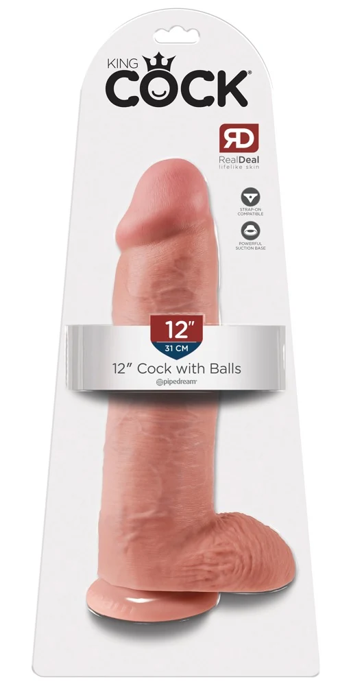 King Cock 12“ with Balls 30,5 cm dildo