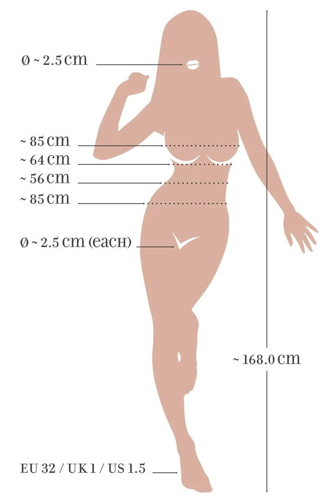Levensechte liefdespop Jessy 168 cm