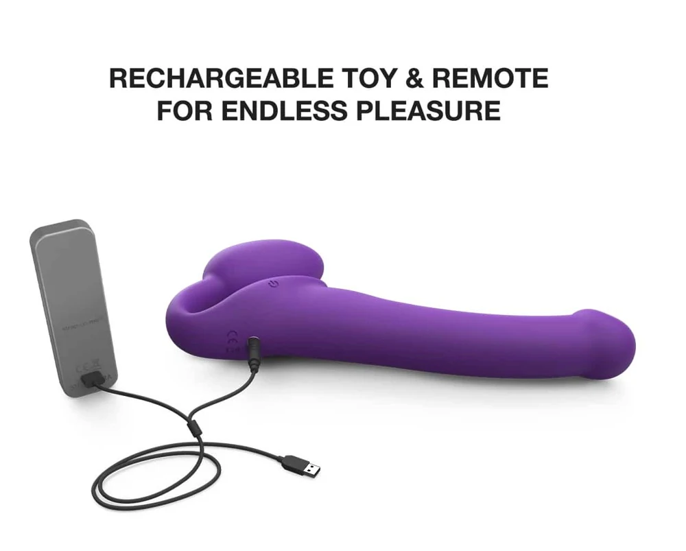strap-on-me Vibrating Bendable Strap-On