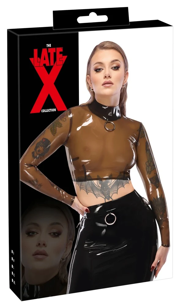 Late X Shirt aus Latex