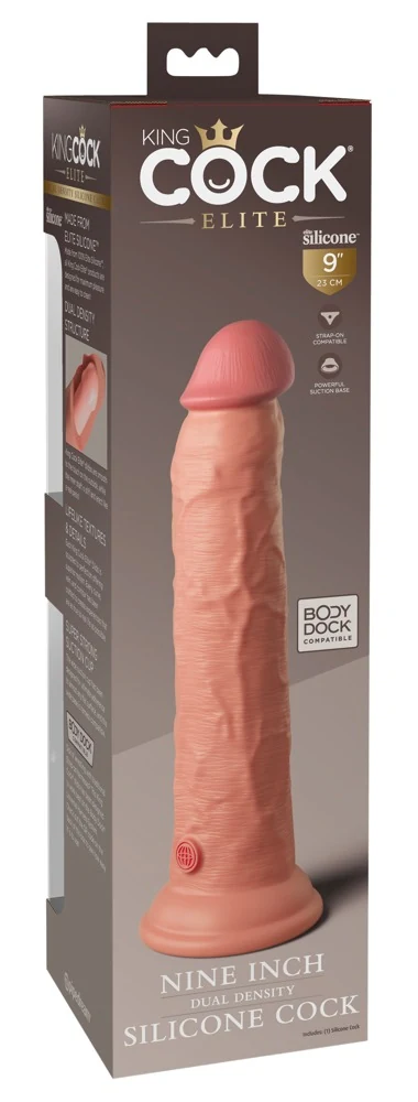 King Cock Elite 9“ Dual Density Silicone 24,8 cm dildo