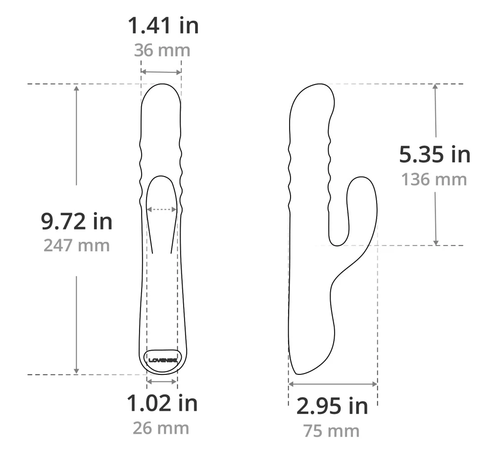 Lovense Velvo 24,7 cm vibrator