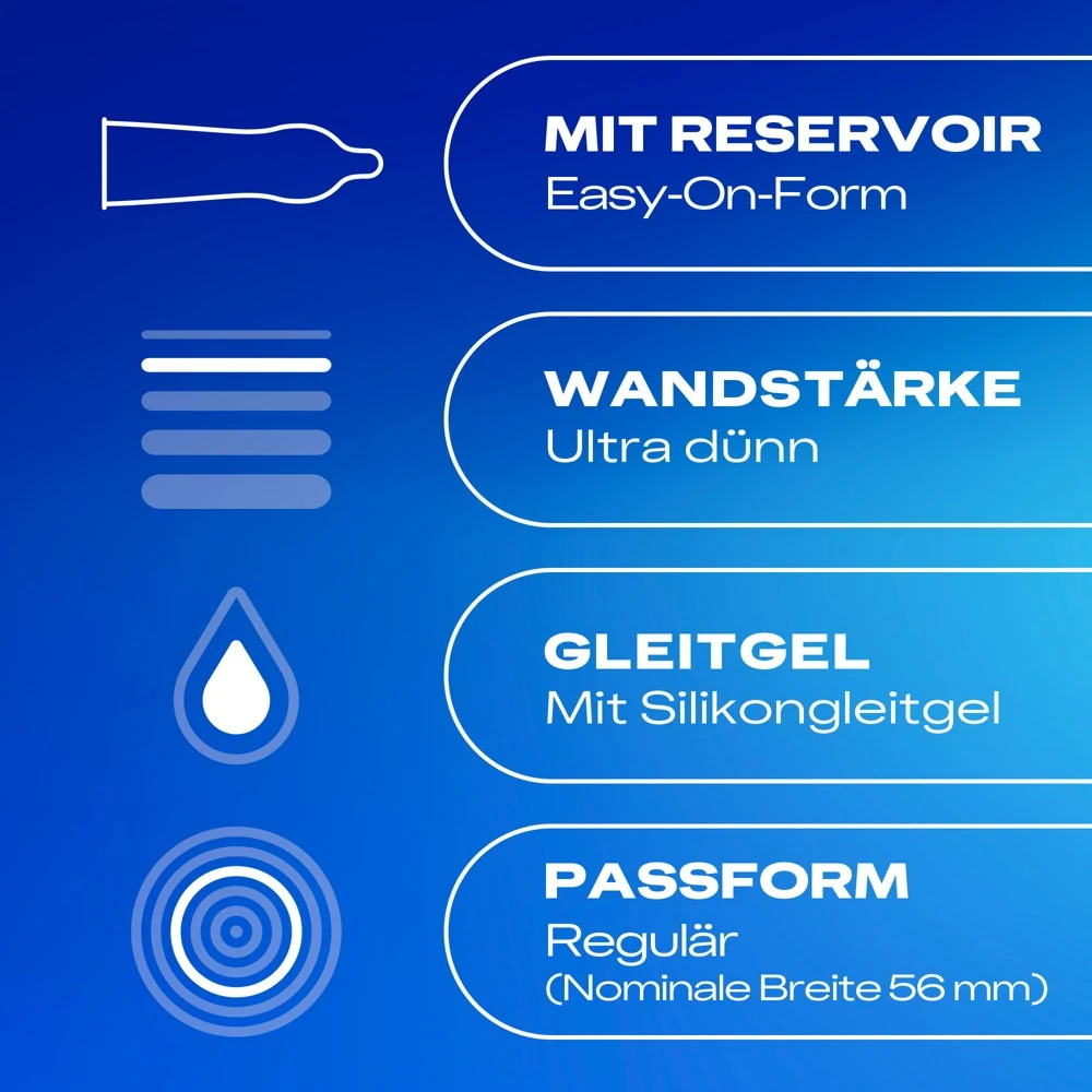 Durex ultradunne condooms 10 stuks 56 mm