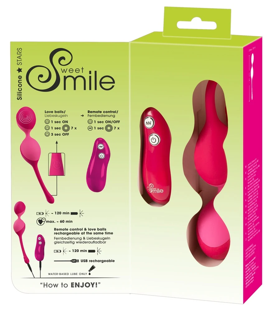 Sweet Smile Loveballs remote controlled liefdesbal