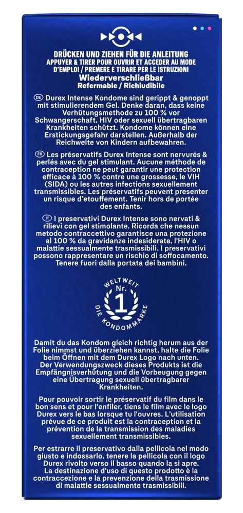 Durex Intense Orgasmic condooms