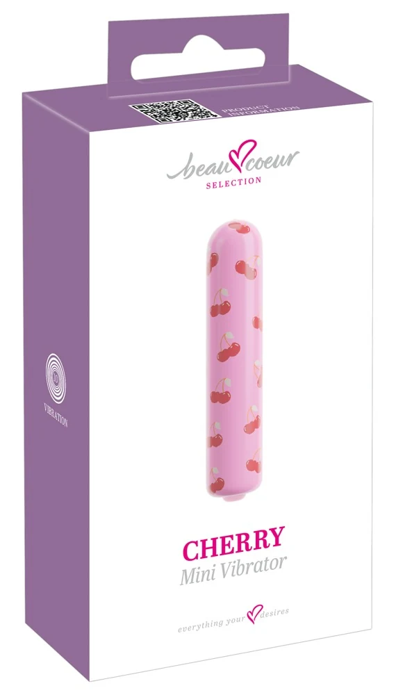 beau coeur CHERRY Mini Vibrator 8,7 cm