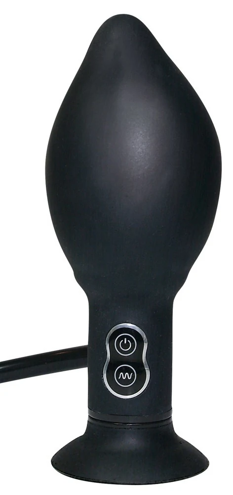 You2Toys True Black Vibrating Anal Plug 17 cm toy