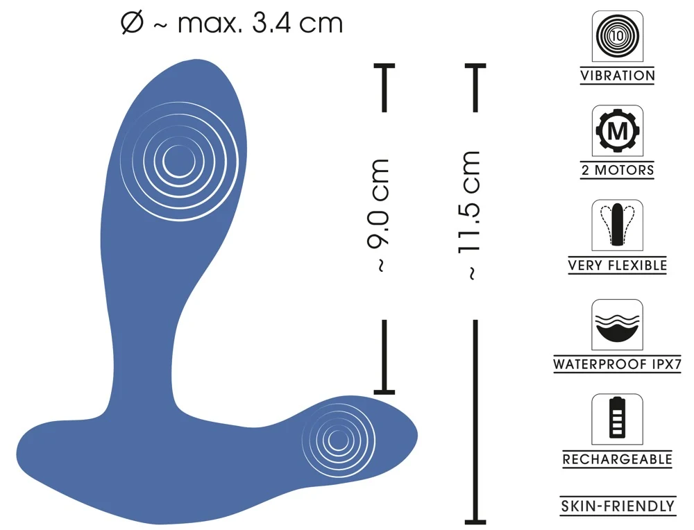 Sweet Smile Flexible Butt Plug 11,5 cm anal toy