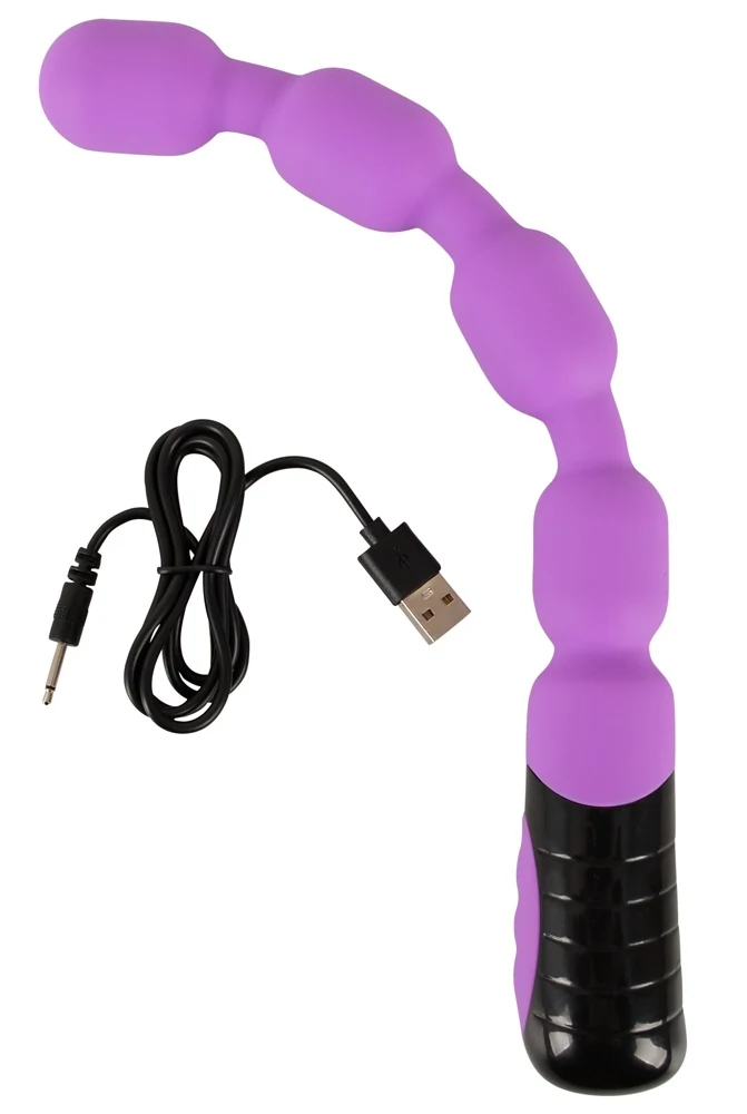 You2Toys gebogen bullet vibrator met beads