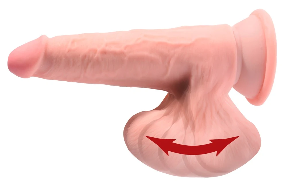 King Cock Plus Triple Density with Swinging Balls 21,5 cm dildo