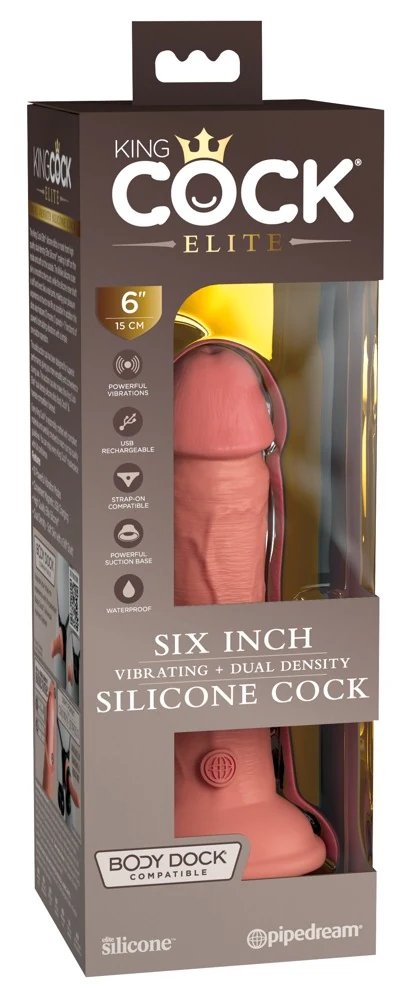 King Cock Elite 6“ Silicone 17,8 cm dildo