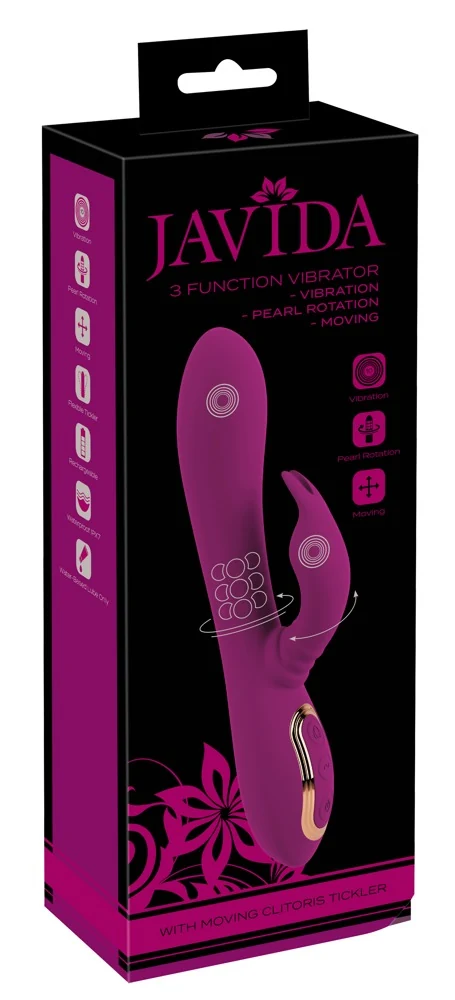 JAVIDA 3 Function Vibrator 23 cm