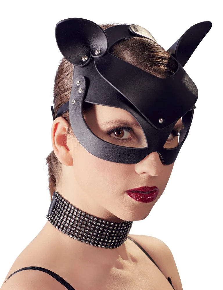 Bad Kitty Catmask Strass masken knebel