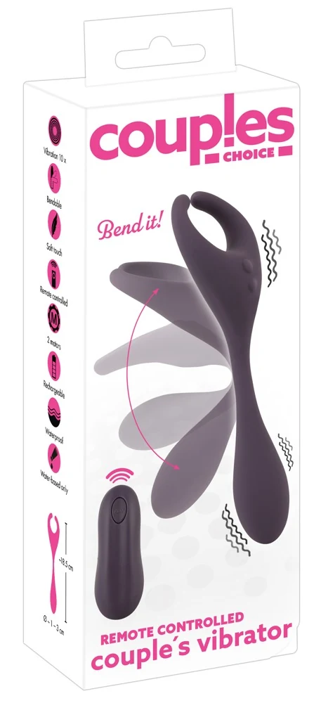 Couples Choice Remote Controlled Vibrator 18,5 cm
