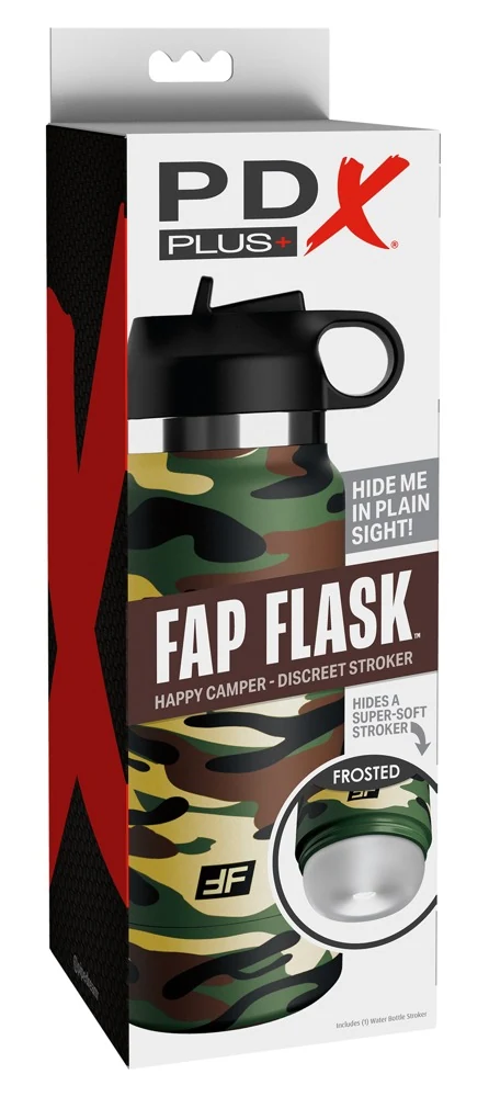 PDX Plus Fap Flask Happy Camper masturbator