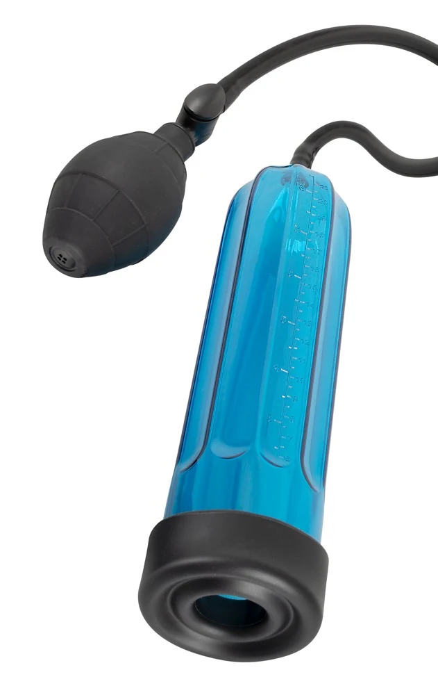 Penispomp met maatverdeling en ballenpomp