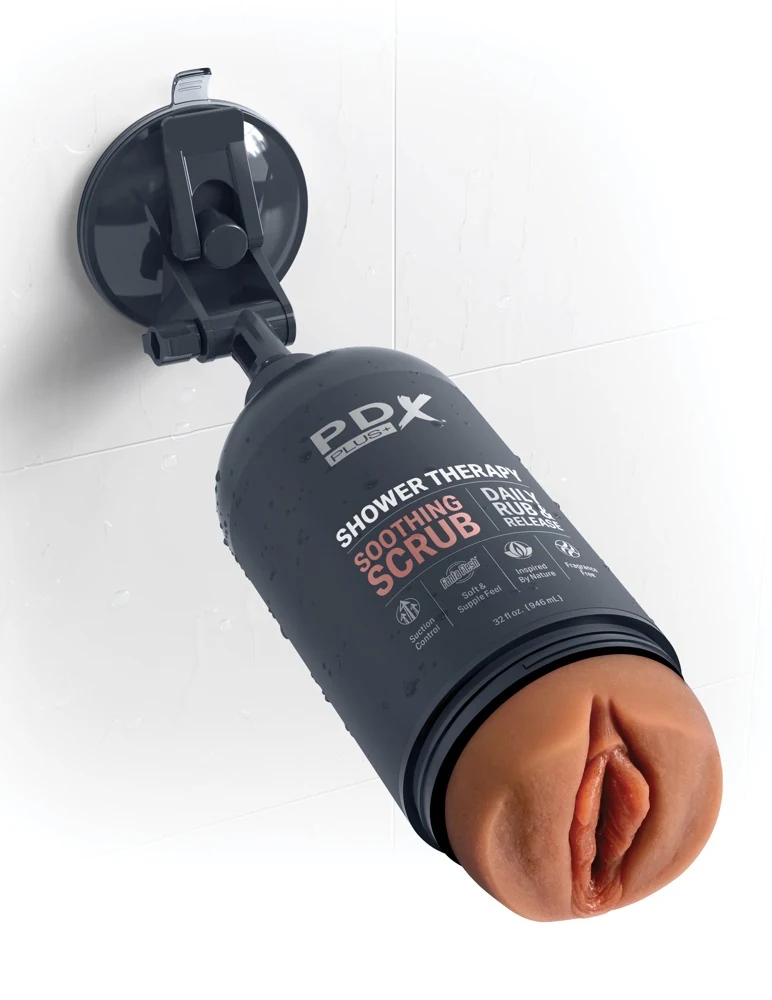 PDX Plus Shower Therapy Soothing Scrub masturbator