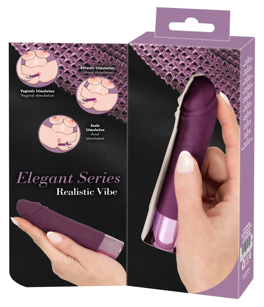 Elegant Series Realistic Vibe 14,3 cm vibrator