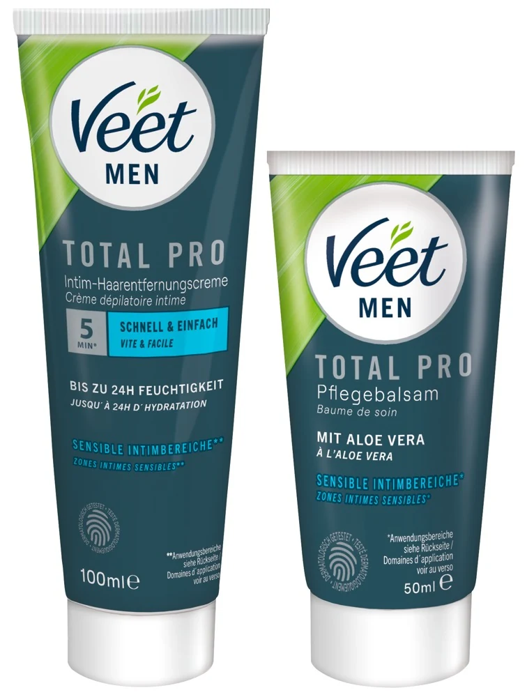 Veet Men TOTAL PRO Intim-Haarentfernungs-Set körperpflege hygiene
