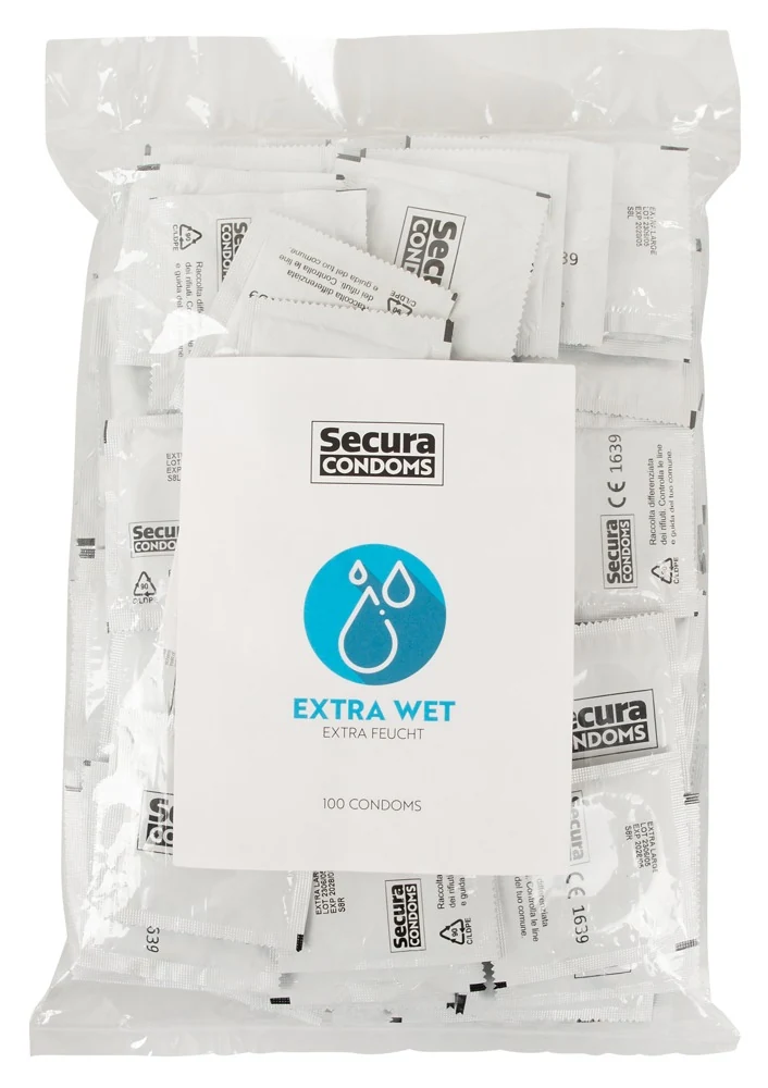 Secura Condooms Extra Wet 100 stuks