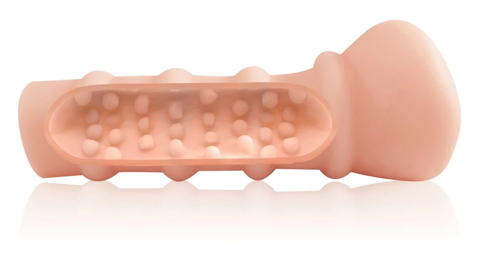 Realistische masturbator van TPE 17,4 cm