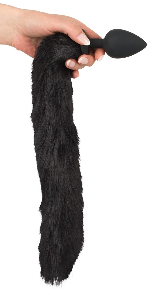 Anaalplug met kattenstaart en kattenoren