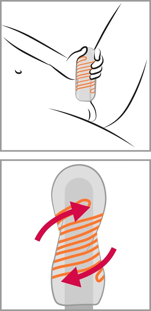 TENGA Spinner masturbator transparant