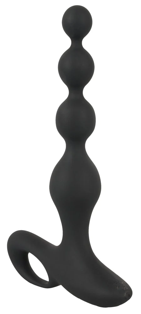 Black Velvets Rechargeable anal beads 20 cm toy
