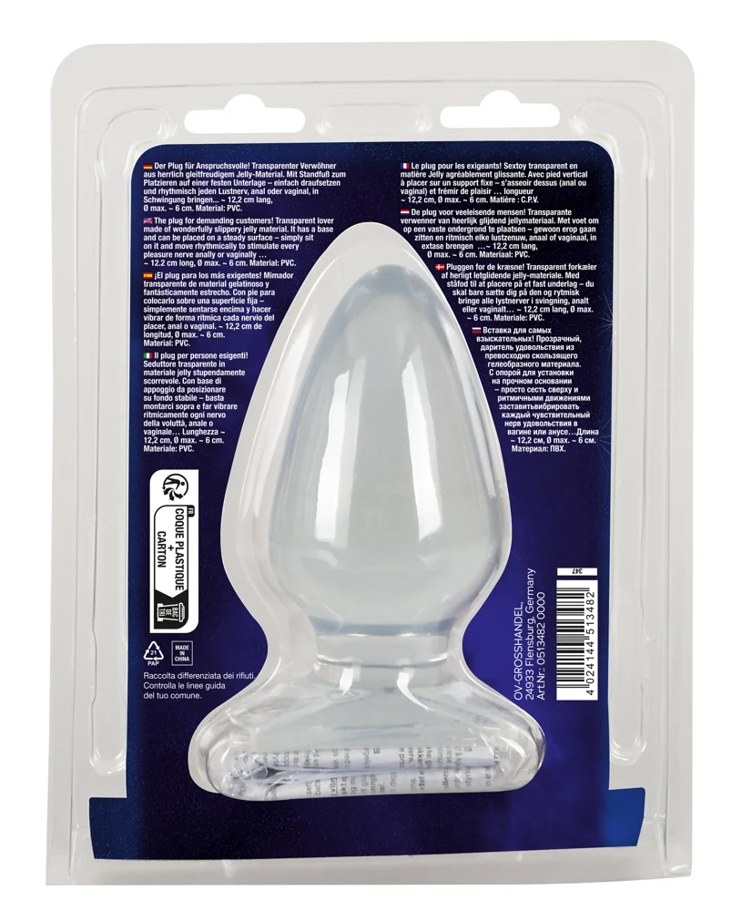 Crystal Big Plug 12,2 cm anal toy