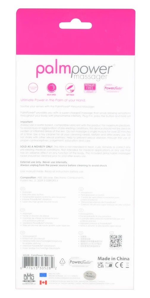 palmpower Massager 19,5 cm vibrator