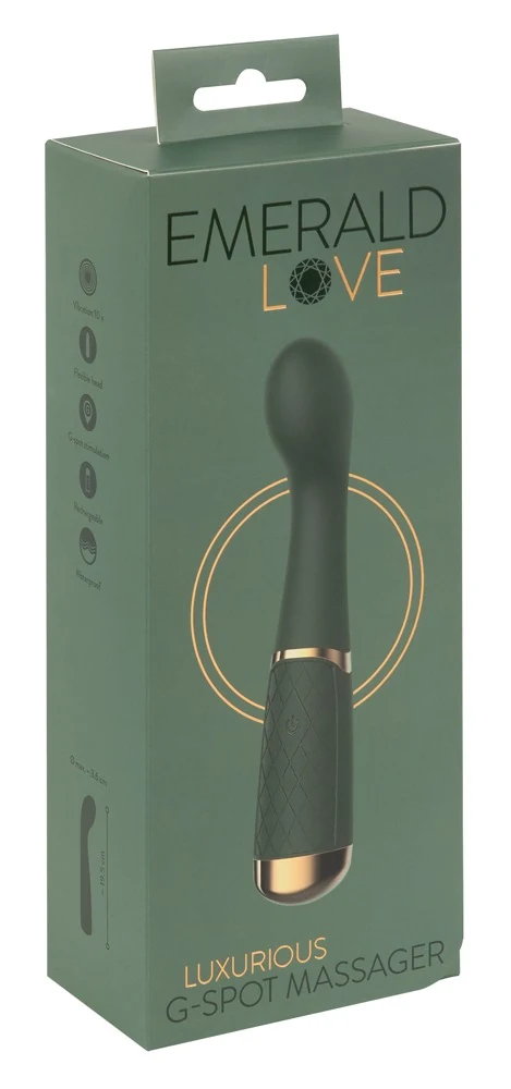 Emerald Love Luxurious G-Spot Massager 19,5 cm vibrator