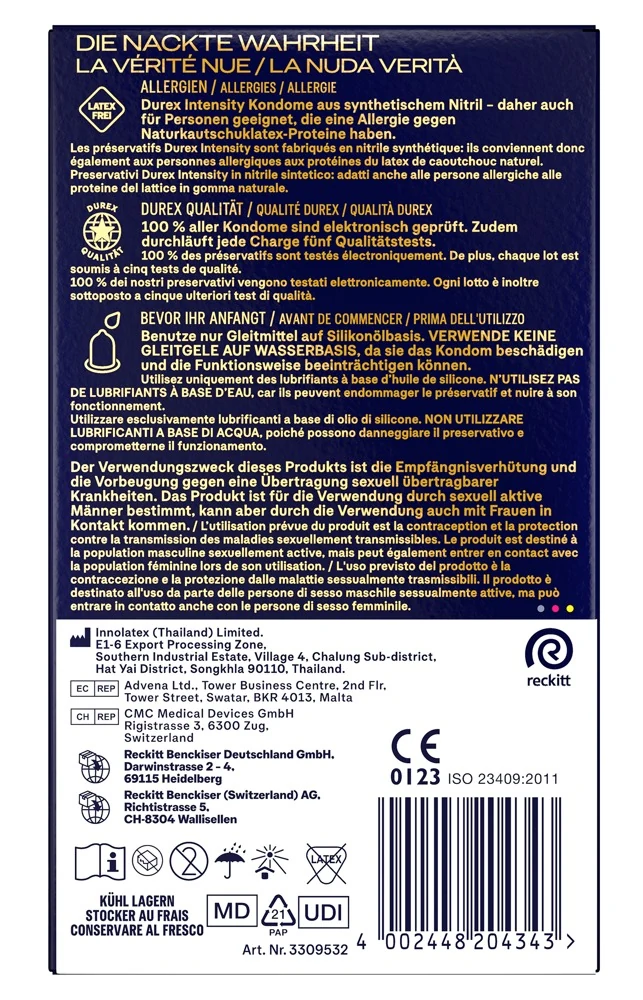 Durex Intensity latexvrije condooms 56 mm