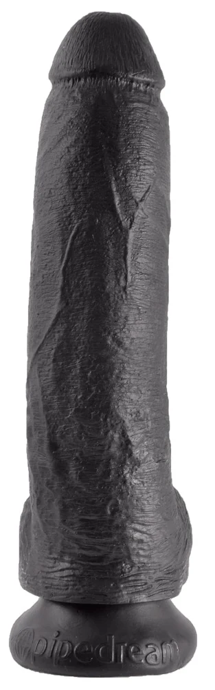 Realistische dildo met zuigvoet 22,9 cm