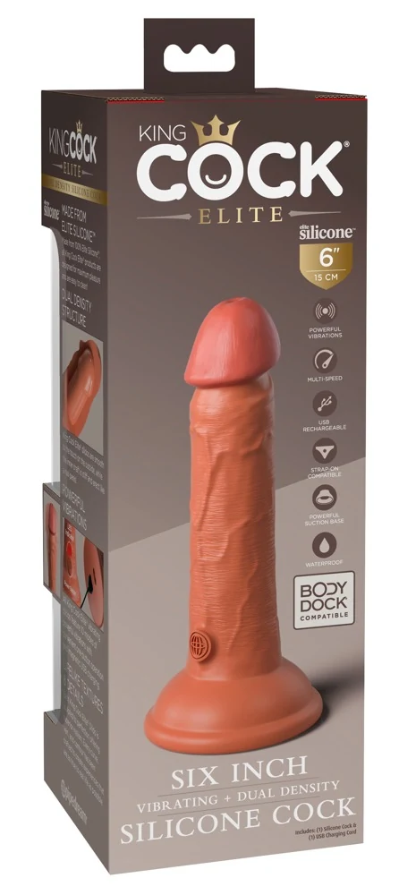 King Cock Elite 6“ Silicone 17,8 cm dildo