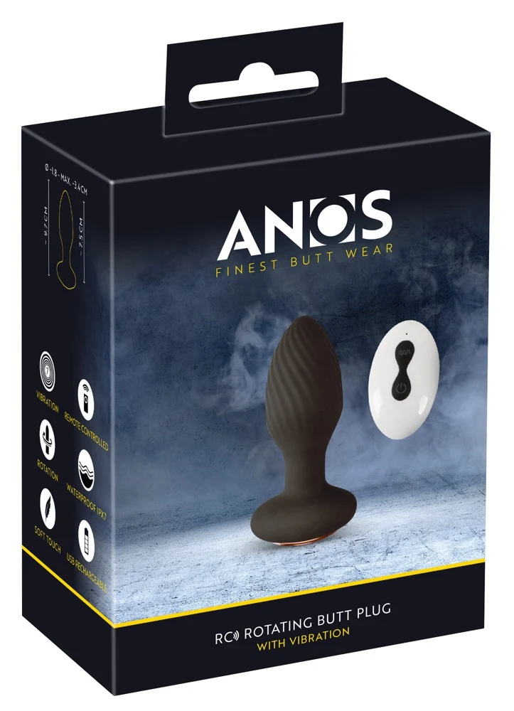 ANOS RC Rotating Butt Plug 9,7 cm anal toy