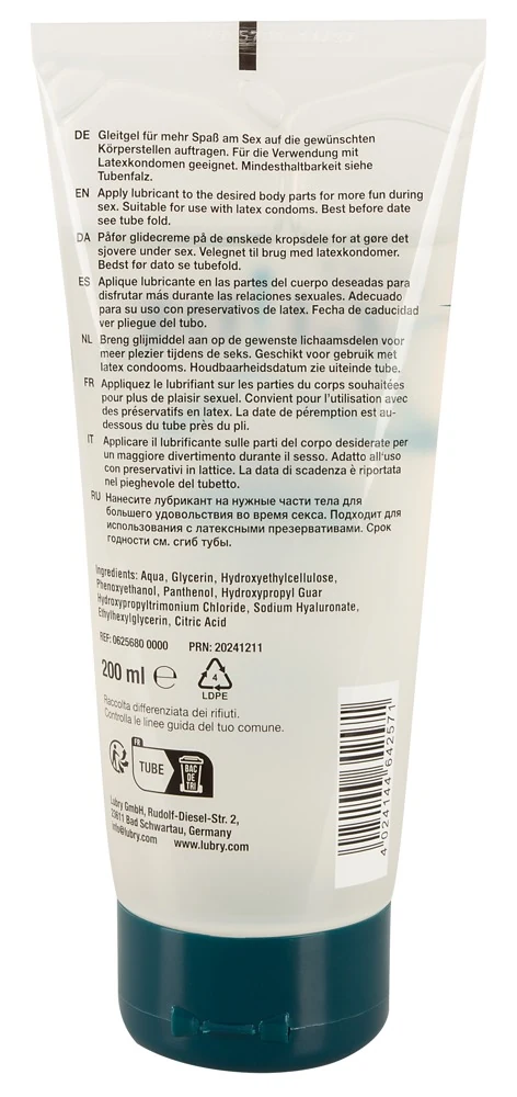 Just Glide Premium gleitmittel ohne aroma
