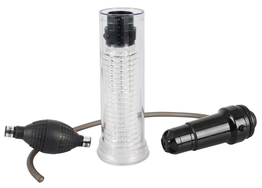 Penispomp en masturbator met vibratie