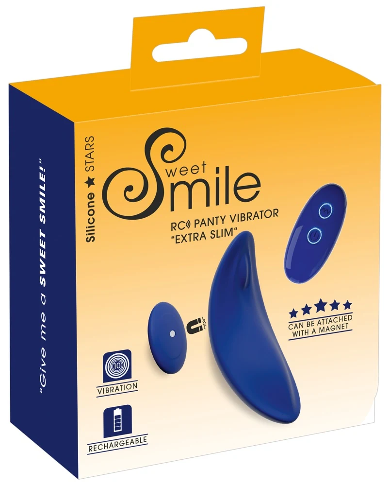 Sweet Smile RC Panty Vibrator Extra Slim 10,4 cm