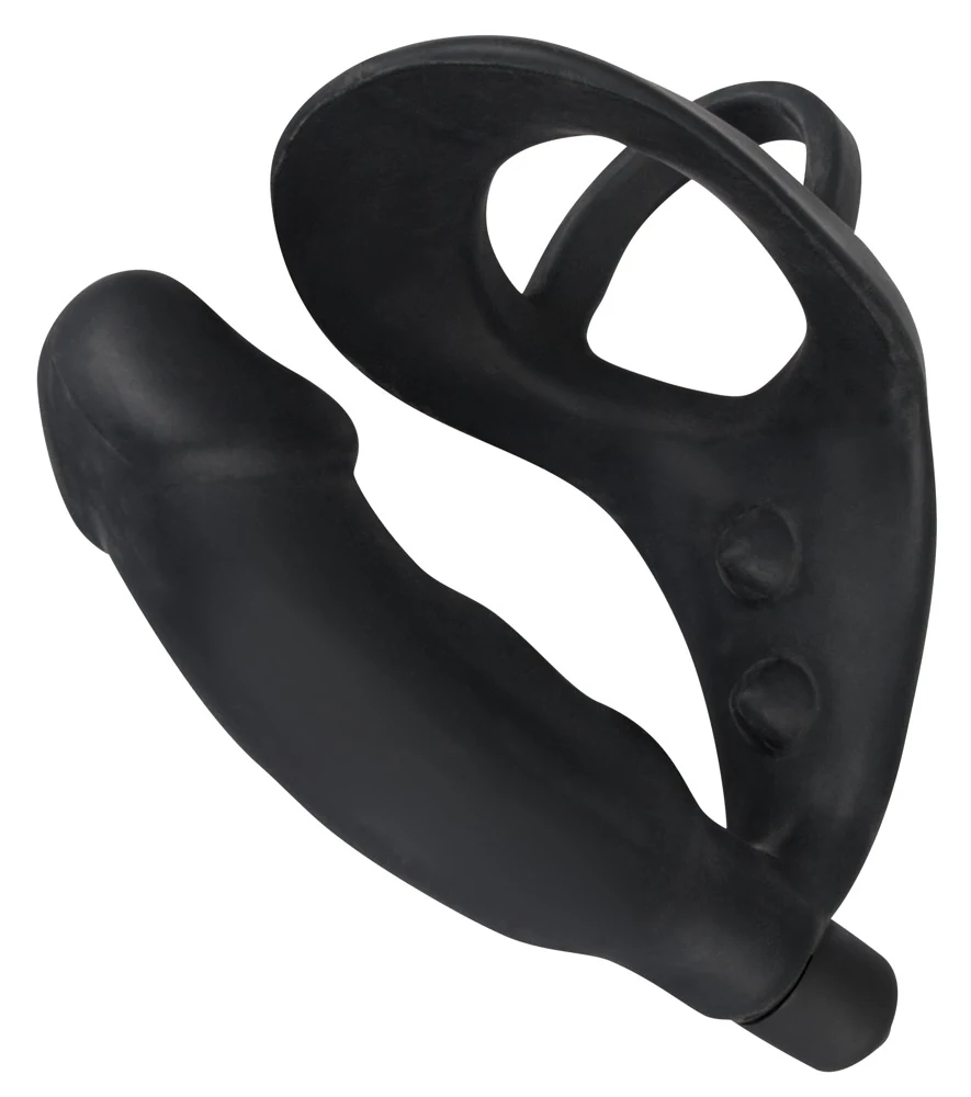 Black Velvets Ring Vibro Plug 11,2 cm anal toy