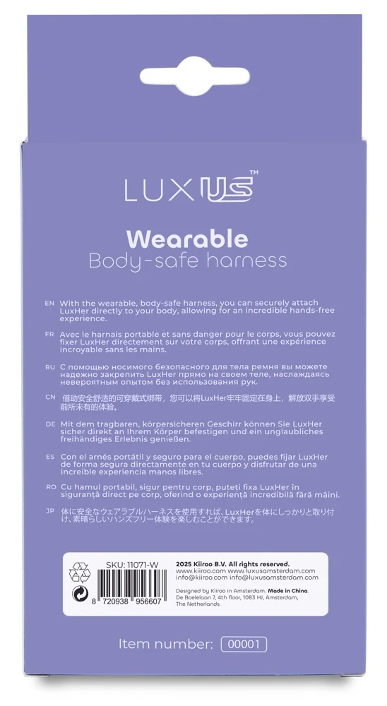 Luxus Harness vibrator