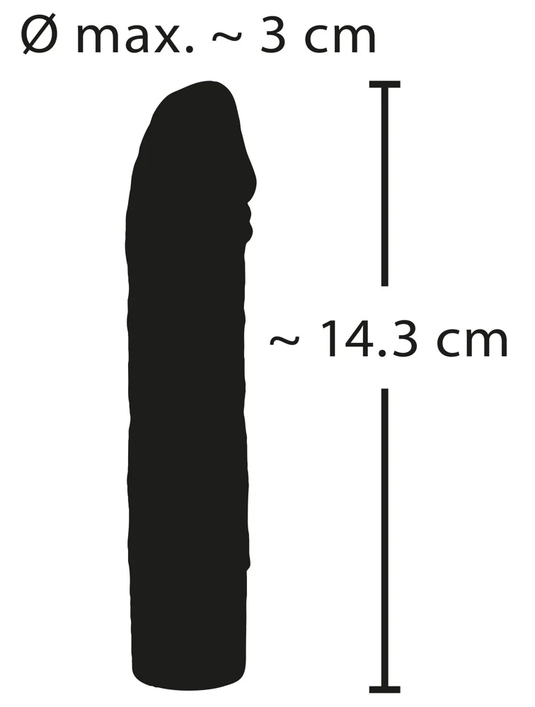 Elegant Series Realistic Vibe 14,3 cm vibrator