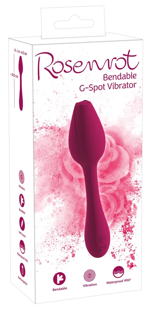 Rosenrot Bendable G-Spot Vibrator 20 cm