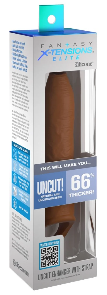 Fantasy X-Tensions Elite Uncut Enhancer with Strap penishülle