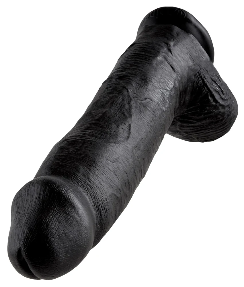 Realistische dildo met zuigvoet 30,5 cm