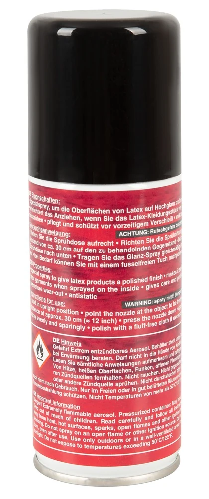 Late X Latex Glanz-Spray reiniger produktpflege