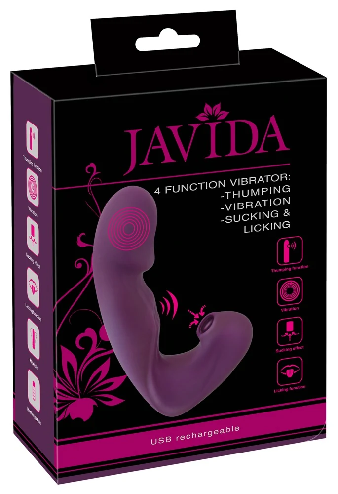 JAVIDA 4 Function Vibrator 18 cm